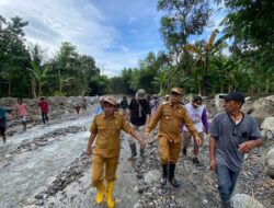 Wabup Sigi Tinjau Lokasi Terdampak Banjir 