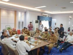 Sekkab Sigi, Hadiri Pertemuan Audiensi Pengelolaan SPAM Regional