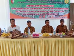 Camat Sigi Kota, Buka Ekspose Programa Penyuluhan Pertanian 2025