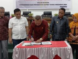 DPRD dan Pemkab Sigi, Tandatangani Pakta Integritas Pengesahan RAPBD 2025