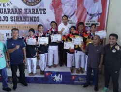 Moh Irwan Apresiasi Kejuaraan Karate Dojo Siranindi