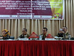 KPU Sigi Gelar Rapat Pleno Terbuka DPHP 