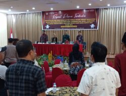 KPU Sigi gelar rapat pleno terbuka rekapitulasi dan penetapan DPT 