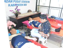 Peringati HSN 2024, BPS Sigi gelar baksos donor darah