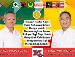 Setiap kebijakan yang dirancang Rizal-Samuel Pongi berlandaskan pada kebutuhan rakyat Sigi