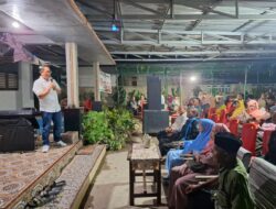 Kampanye terbatas di Desa Persiapan Tulo Rarantea, Samuel Pongi sampaikan program pro rakyat