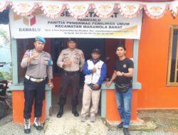 Polsek Marawola Kunjungi Penyelenggara Pilkada di Wilayah Hukumnya