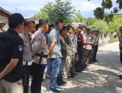 Polres Sigi Amankan Kampanye Akbar di Desa Padende