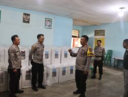 Kapolres Sigi Pantau Pengamanan Surat Suara di PPK
