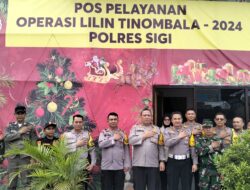 Kapolres Sigi Terima Kunjungan Tim Supervisi Ops Lilin Tinombala  2024 Polda Sulteng