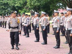 Kapolres Sigi Pimpin Apel Gelar Pasukan Ops Keselamatan Tinombala 2025