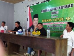 Herman Latabe Jaring Aspirasi di Tuva