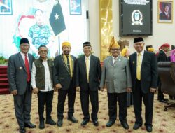 Bupati Sigi, Hadiri Rapat Paripurna Sertijab Gubernur Sulteng