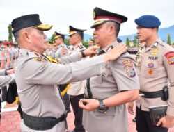 Kapolda Sulteng Pimpin Sertijab Kapolres Sigi dan Pejabat Polda Sulteng
