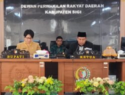DPRD Sigi Gelar Paripurna Pengajuan Rancangan Awal RPJMD 2025-2030