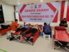 Sambut Hari Bhayangkara ke 79, Polres Sigi Gelar Donor Darah