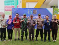Kapolres Sigi Apresiasi Pemusnahan Barang Bukti Tindak Pidana di Kejari Sigi