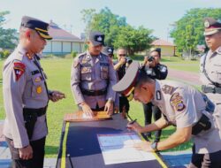 Kapolres Sigi Pimpin Sertijab Wakapolres