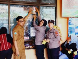 Polres Sigi Sosialisasikan Layanan Call Center 110 Lewat Stiker