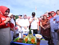 Sepak Bola Dangdut Nambaso Warnai Perayaan HUT ke-80 RI di Sulteng