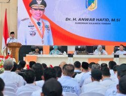 Gubernur Sulteng Buka Rapat Kerja di Morowali Utara, Dorong Kolaborasi Tekan Angka Kemiskinan