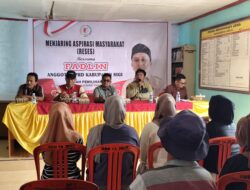 Anggota DPRD Sigi Fadlin Reses Perdana di Desa Langaleso