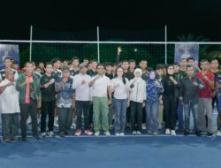 Fathur Razaq Buka Berani Volly Ball Cup 2025 di Ranggulalo Biromaru