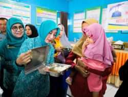 Ketua TP-PKK Sulteng Serahkan Paket Makan Bergizi Gratis untuk Anak di Bangkep