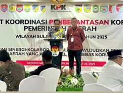 Ketua DPRD Sigi Hadiri Rakor Pemberantasan Korupsi