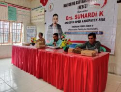 Anggota DPRD Sigi Suhardi Reses di Lembantongoa