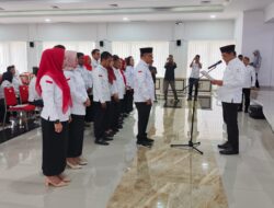 Agus Lamakarate Dilantik Jadi Ketua PMI Sigi
