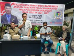 Anggota DPRD Kota Palu, Armin Jaring Aspirasi Masyarakat Palupi