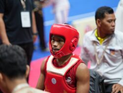 Atlet Wushu Sulteng Sarlan Persembahkan Medali Perunggu di PON Bela Diri 2025