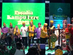 Gubernur Anwar Hafid Buka Posalia Kampu Lere 2025, Tegaskan Komitmen Pelestarian Budaya dan Gotong Royong