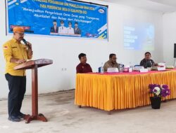 Sekkab Sigi Buka Sosialisasi Pengawasan dan Pengelolaan Dana Desa di Lindu