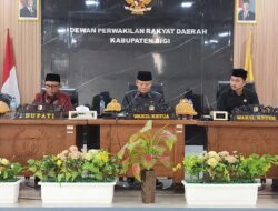 Bupati Sigi Sampaikan Jawaban Atas Pandangan Umum Fraksi