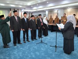 Wagub Sulteng Lantik Pimpinan Baznas, Tekankan Profesionalisme Pengelolaan Zakat