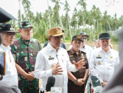 Gubernur Anwar Hafid Tinjau Lokasi Cetak Sawah di Sigi
