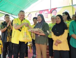 Golkar Peduli, DPD Partai Golkar Sigi Bagikan Ratusan Paket Sembako