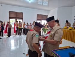 Bupati Sigi Lantik Gerakan Pramuka Kecamatan Dolo Barat