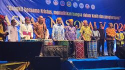 ‎Hadiri Penutupan Paskah Nasional, Anwar Hafid Tegaskan Sulteng Berkah sebagai Simbol Persatuan