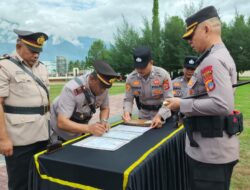 Sertijab, AKP Musa Jabat Kabag Ops Polres Sigi