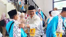 Sekkab Nuim Hayat Lepas Jamaah Haji Asal Sigi