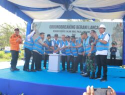 Gubernur Pimpin Groundbreaking Pembangunan Jalan dan Jembatan di Sulteng