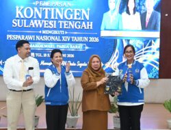 Wagub Lepas Kontingen Sulteng ke Pesparawi Nasional XIV di Manokwari, Optimistis Raih Medali Emas