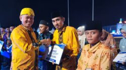 Bupati Sigi Serahkan Bonus Kepada Para Juara 1 Lomba MTQ ke 31 Tingkat Sulteng