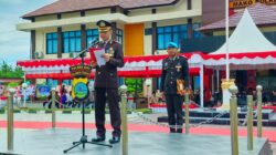 Kapolres Sigi Pimpin Upacara Hari Bhayangkara ke 80