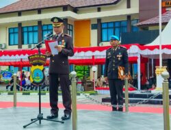 Kapolres Sigi Pimpin Upacara Hari Bhayangkara ke 80