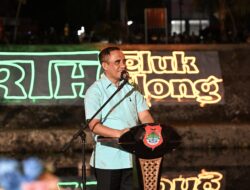 Gubernur Anwar Hafid Takjub : Drone Show Terangi Langit Teluk Lalong, Meriahkan HUT ke-66 Banggai