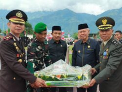 Kodim 1306 Kota Palu Beri Kejutan Memberikan Nasi Tumpeng di Peringatan Hari Bhayangkara ke 80